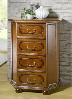 Schubkastenkommode Mit Detailreichen Schnitzereien