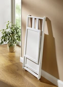 Servierwagen Mit Gestell Aus Massivem Buchenholz -Haushaltsgegenstände Geschäft servierwagen mit gestell aus massivem buchenholz farbe weiss 1