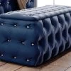 Sitztruhe Mit Steppung Und Strasssteinen -Haushaltsgegenstände Geschäft sitztruhe mit steppung und strasssteinen farbe dunkelblau