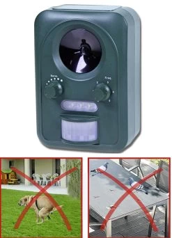 Solar-Universal-Tierschreck Mit Ultraschall Und Blitzlicht