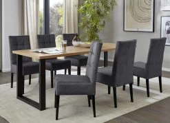 Stilsichere Essgruppe, 5-teilig 17 Stilsichere Essgruppe, 5-teilig -Haushaltsgegenstände Geschäft stilsichere essgruppe 5 teilig farbe dunkelgrau eiche 1