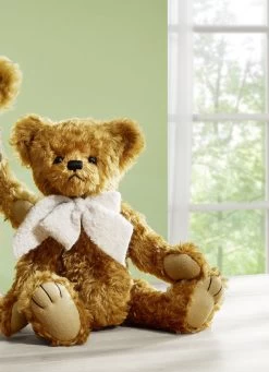 Teddybär Aus Hochwertigem Mohairplüsch -Haushaltsgegenstände Geschäft teddybaer aus hochwertigem mohairpluesch farbe honig braun
