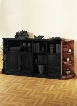 Teilmassive Möbelserie Mit Echtholzfurnier -Haushaltsgegenstände Geschäft teilmassive moebelserie mit echtholzfurnier farbe nussbaum