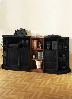 Teilmassive Möbelserie Mit Echtholzfurnier -Haushaltsgegenstände Geschäft teilmassive moebelserie mit echtholzfurnier farbe nussbaum 4