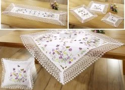 Tisch- Und Raumdekoration Mit Spitzenborte