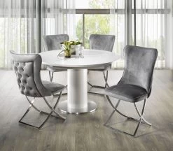 Trendige Esszimmer-Stühle, 2er-Set -Haushaltsgegenstände Geschäft trendige esszimmer stuehle 2er set farbe grau 1