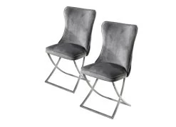 Trendige Esszimmer-Stühle, 2er-Set -Haushaltsgegenstände Geschäft trendige esszimmer stuehle 2er set farbe grau