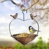 Vogelfutterstation In Herzform 1 Vogelfutterstation In Herzform -Haushaltsgegenstände Geschäft vogelfutterstation in herzform farbe braun