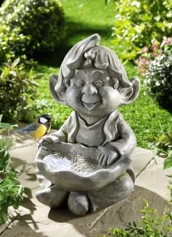 Wichtel Mit Vogeltränke