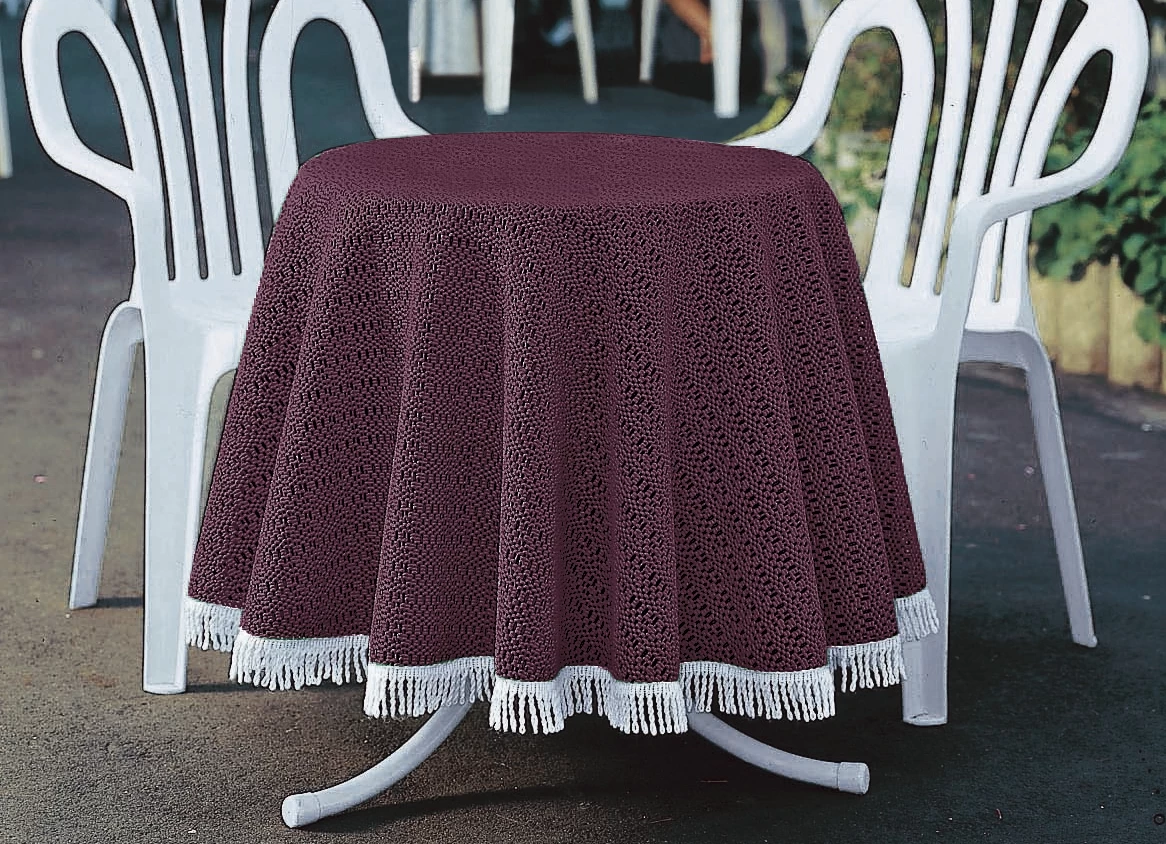 Wind- Und Wetterfeste Gartentischdecke Mit Fransenabschluss 8 Wind- Und Wetterfeste Gartentischdecke Mit Fransenabschluss – Bild 6