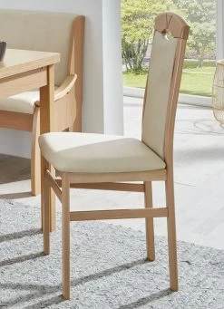 Zeitlose Esszimmermöbel -Haushaltsgegenstände Geschäft zeitlose esszimmermoebel farbe buche creme 1