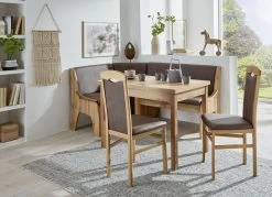 Zeitlose Esszimmermöbel -Haushaltsgegenstände Geschäft zeitlose esszimmermoebel farbe eiche braun